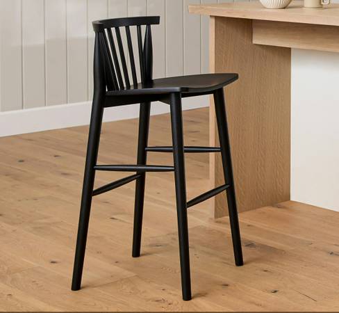 Article Rus Black Bar Stools (4) - Still In Box 1
