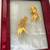 Risis Gold Fish Tableau 24k Chinese Asian Gold Plated Framed Glass A 20 thumbnail