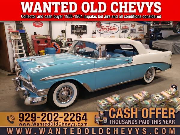 Wanted CLASSIC Chevys Finder's Fee Paid! 💰 (929) 202-2264 🚗 1