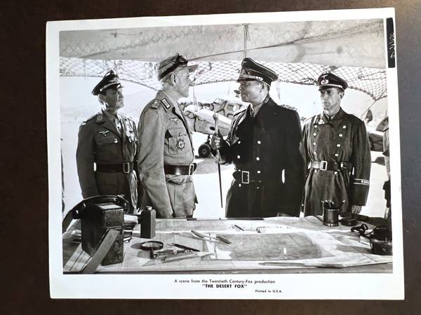 Vintage James Mason in THE DESERT FOX (1951) b&w still 1