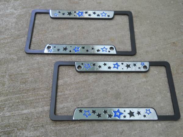 Decorator License Plate Frames 1