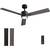 Ceiling Fan with Light Remote: 52 inch Modern Bedroom Fans with Dimmab 1 thumbnail