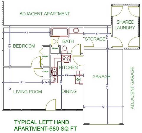 $845 / 1br - 685ft2 - 1BR near Oakwood Mall (5723 Gables Circle)63845960475009121