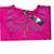 Karen Brooks Women's Fuschia Boho 3/4 Sleeve Embroidered Top NWT SIZE 2 thumbnail