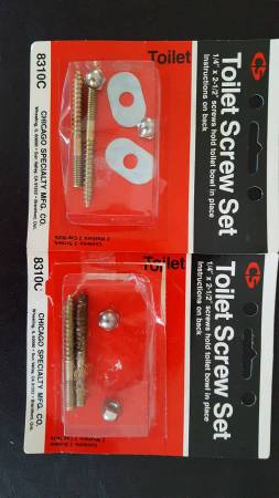 Toilet Screw Set 1
