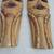 African Tribal Folkart Hand Crafted Wood Pair Native Masks Wall Decor 4 thumbnail