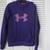 Purple Under Armour Purple Hoodie Pull Over Sweat Shirt SZ Youth  M 1 thumbnail