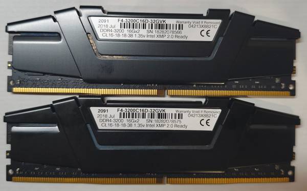 Desktop DDR4-3200 16G sticks 1