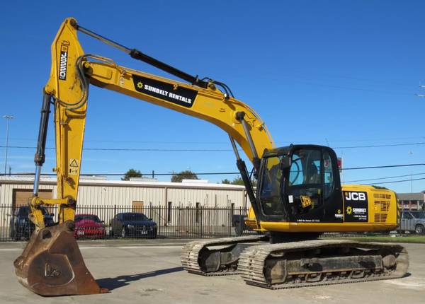 2014 JCB JS220LC Excavator - 21 Ton, A/C Cab, 42 1