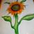 Sunflower Watercolor Original - Beautiful and Peaceful Piece of Art 2 thumbnail