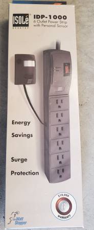 Motion detected Power Strip 6 Outlet / Saves energy/ Automatic On Off 1