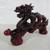 Chinese Traditional Feng Shui Red Mythical Dragon 8" Length 1 thumbnail