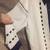 Draper & Damon’s Navy Blue Gold & White Blouse Large 2 thumbnail