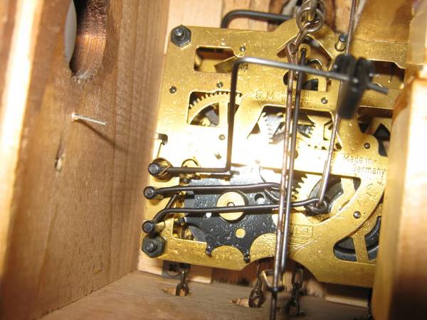 Cuckoo clock internal movement parts 1