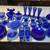 Beautiful Vintage Cobalt Blue Glass Dinnerware 1 thumbnail