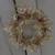 Glittery Gold-Tone Snowflake Wreath Style Ornament/Candle Rings - FOUR 9 thumbnail