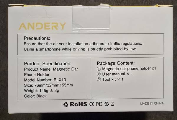 Andery MagSafe Magnetic Car Mount 1