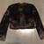 Vertigo Paris Velvet Patterned Double Breast Crop Blazer Sz M 2 thumbnail