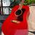 1990 Guild D-15 Dreadnought Acoustic Woodgrain Red All-Mahogany w/ OHSC 2 thumbnail