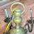 Vtg Brass Chandelier 6 Lights Ceiling Fixture Wired Patina Lighting El 8 thumbnail