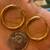 14K Yellow Gold Hoop Earrings  with Elegant & Cute Design 3 thumbnail