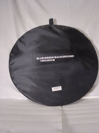 Fotodiox 5'x7' Collapsible Chromakey Green + Blue 2-in-1 Background - $50 (johnson city)63442171172867124