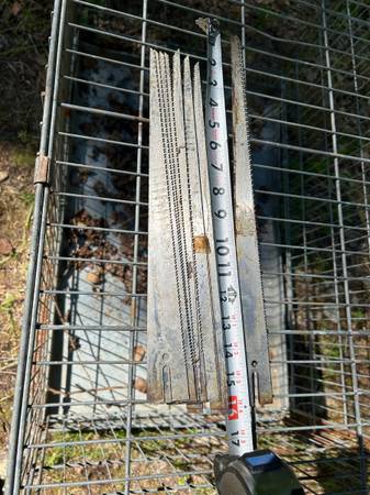 Disston Keyhole Saw and 14 blades 1
