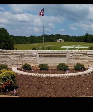 Grave plots (4) at 1/2 retail-Crestview Memorial Gardens 1