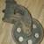 Vintage Cast Iron Farm/Barn/Wagon 5 1/2” Swivel Wheel Holder 127 1 thumbnail