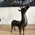 STUNNING ANTIQUE DEER CANDELABRA CANDLE HOLDER 2 thumbnail