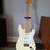 Fender Squier Standard Stratocaster white electric guitar w gigbag 19 thumbnail