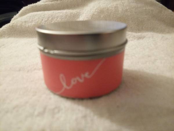 'Love' Candle 1