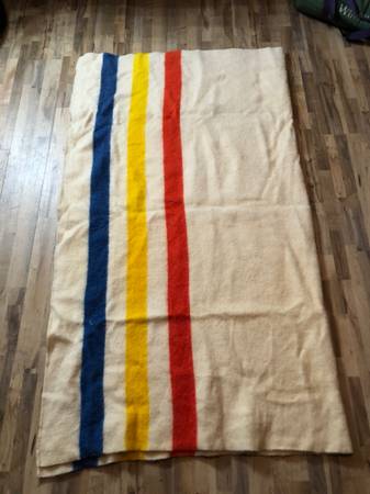Vintage Orrlaskan Wool Blanket 1
