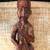 Jamaican Hand Carved Statue of a Man Holding a Pipe and Sickle, Created from a S 6 thumbnail