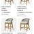 Palecek bar height stools floor models 9 thumbnail