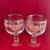 Chimay Beer Glass Chalice Stemmed 16 oz Silver Rimmed Set of Two 1 thumbnail