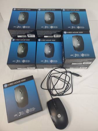 New HP Wired Mouse X500 1