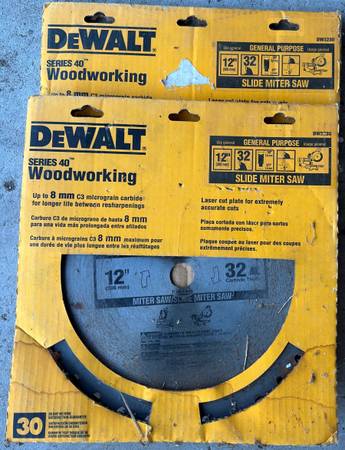 DeWalt 12" Carbide Saw Blades 1