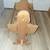 custom HANDMADE  baby doll rocking cradle Vintage mandarin 2 thumbnail