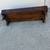 Antique Wooden Tool Caddy Tote Primitive Carpenter's Box 32"x12" 6 thumbnail