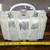 Vintage mid-century white wicker and lucite handbag 1 thumbnail