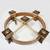 Artisan-Crafted Large Round Wooden Tabletop Candle Holder - 17" Diamet 8 thumbnail
