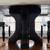 Modern Marble Dining Table Set – Glass Top + 4 Upholstered Chairs 5 thumbnail