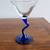 Vintage Zig Zag Martini Glasses-Libbey Courbe Mini Cocktail Stem Set 2 thumbnail