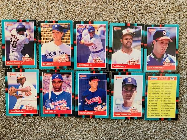 1988 Donruss Baseball Cards - The Rookies 1