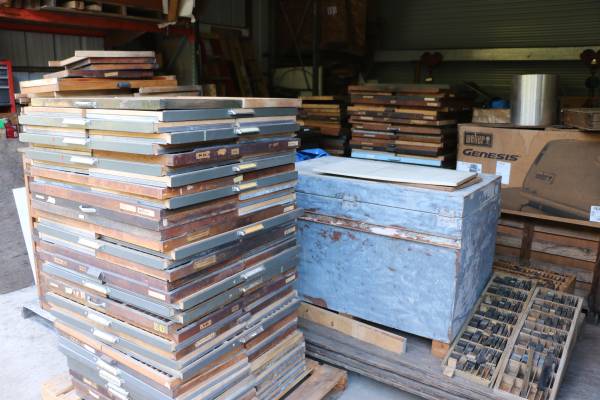 Printers Type Trays Shadow Boxes, Antique Milk Crate, Wood Boxes, More 1