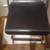 IKEA FRANKLIN BAR STOOL FOLDABLE BROWN BLACK SILVER 401.992.11 3 thumbnail