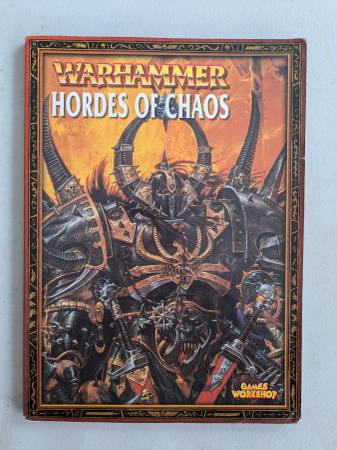 Excellent condition Warhammer Hordes of Chaos 6th Edition Softcover 1