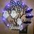 Light up Spooky ghost tree wreath 5 thumbnail