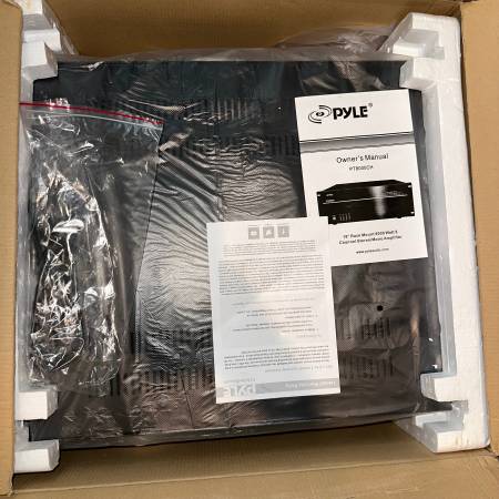 Pyle PT8000CH 8-Channel Amplifier - NEW 1